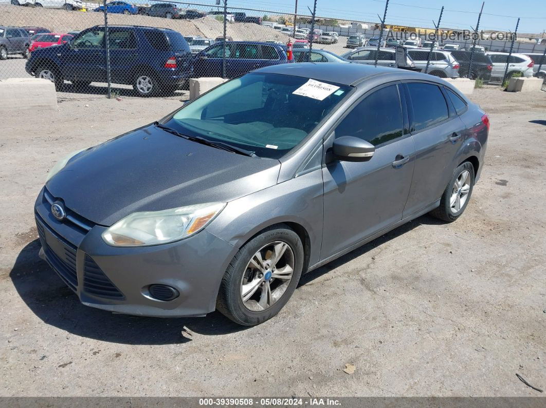 2013 Ford Focus Se Gray vin: 1FADP3F27DL253527