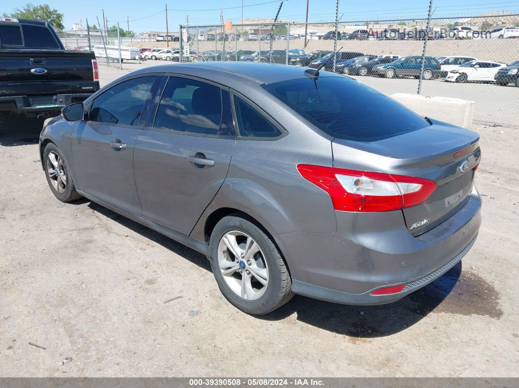 2013 Ford Focus Se Gray vin: 1FADP3F27DL253527