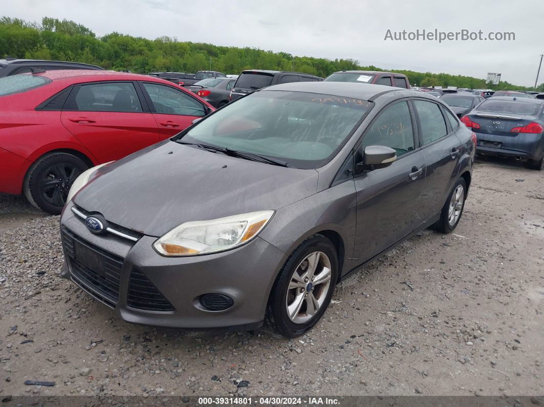 2013 Ford Focus Se Gray vin: 1FADP3F27DL261630