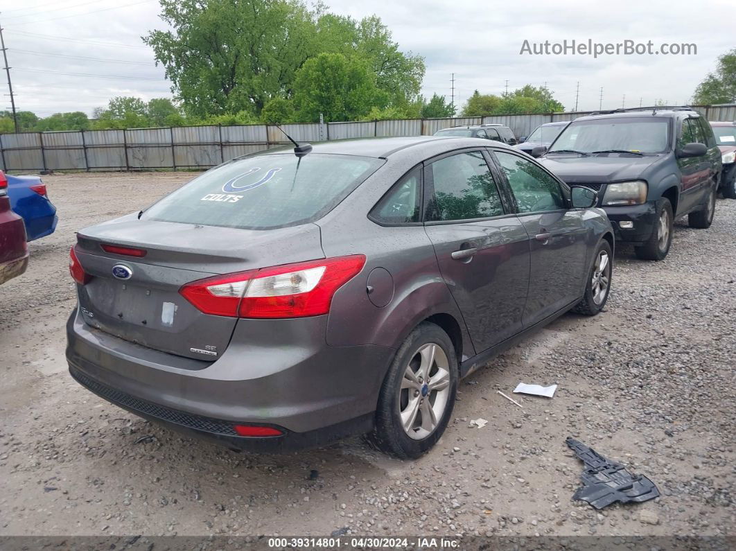 2013 Ford Focus Se Gray vin: 1FADP3F27DL261630