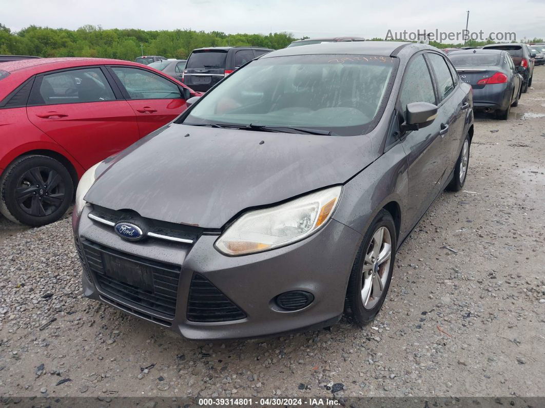 2013 Ford Focus Se Gray vin: 1FADP3F27DL261630