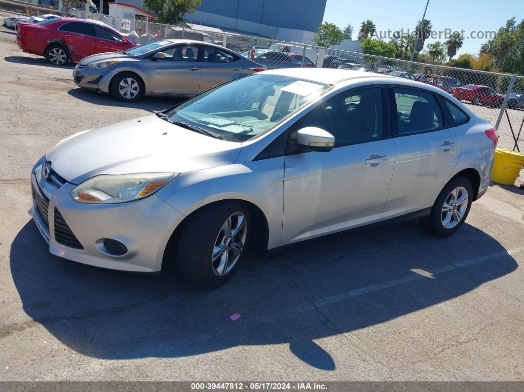 2013 Ford Focus Se Silver vin: 1FADP3F27DL277603