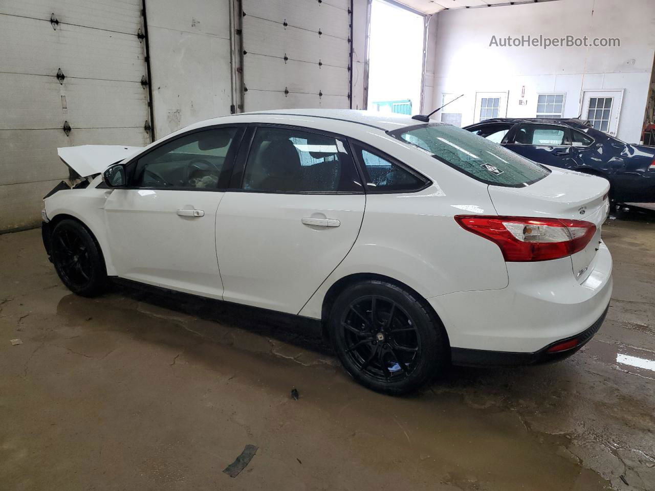 2013 Ford Focus Se White vin: 1FADP3F27DL279061