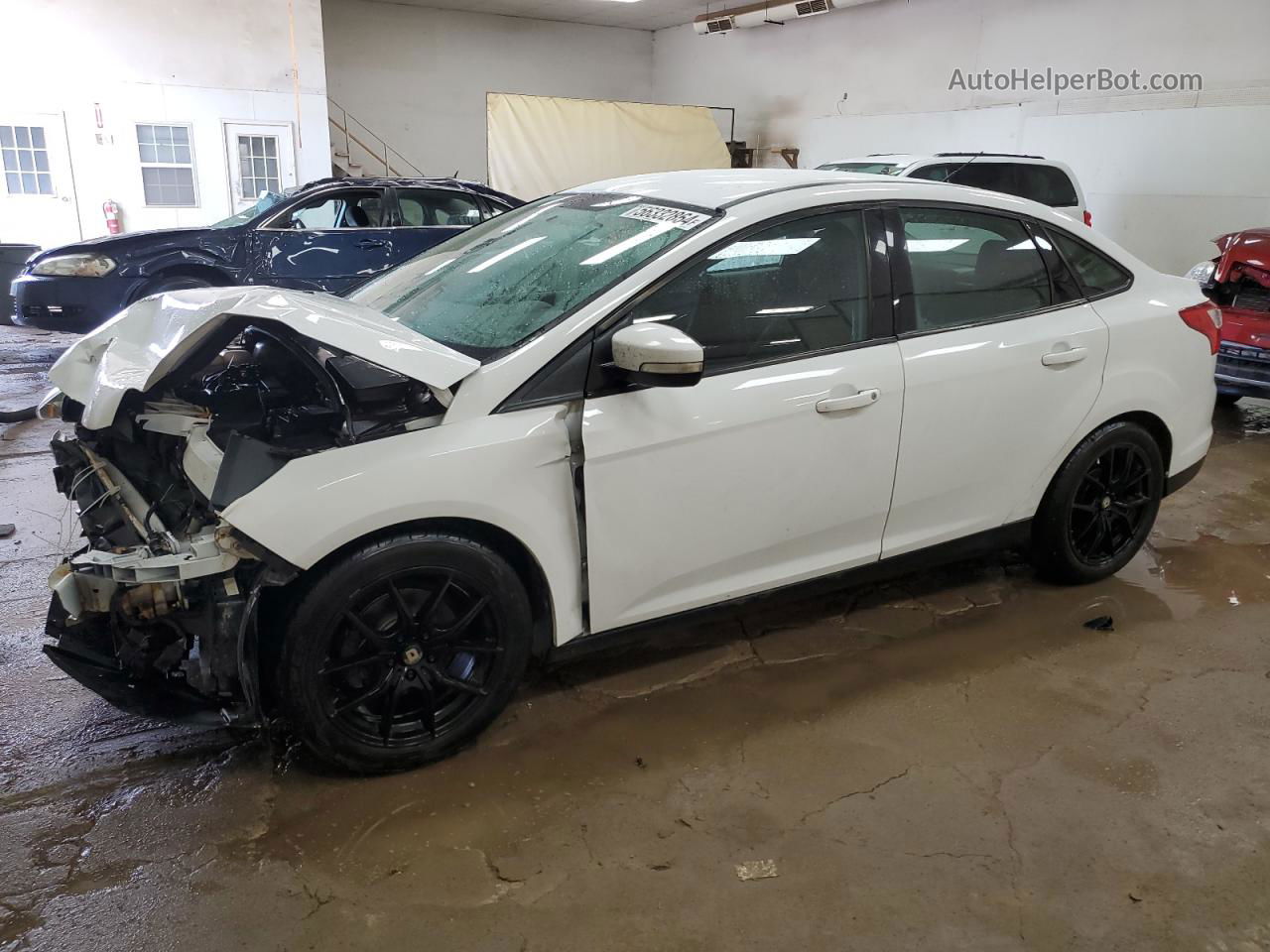 2013 Ford Focus Se White vin: 1FADP3F27DL279061