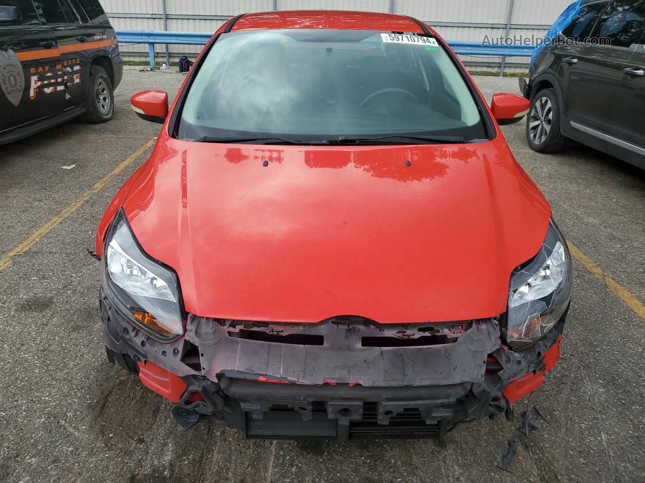 2013 Ford Focus Se Red vin: 1FADP3F27DL285331