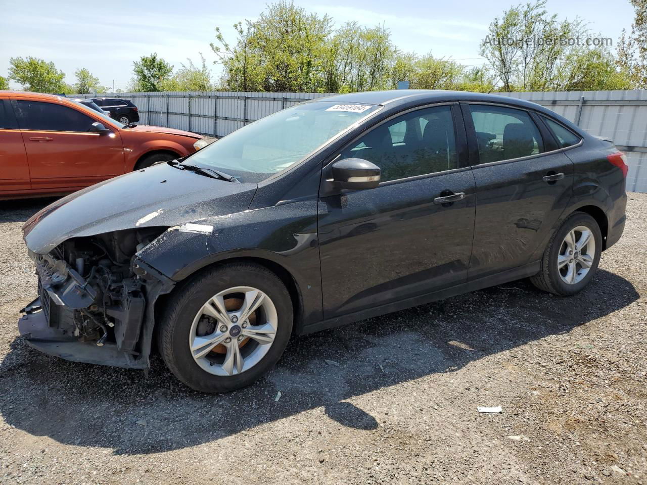 2013 Ford Focus Se Black vin: 1FADP3F27DL287001