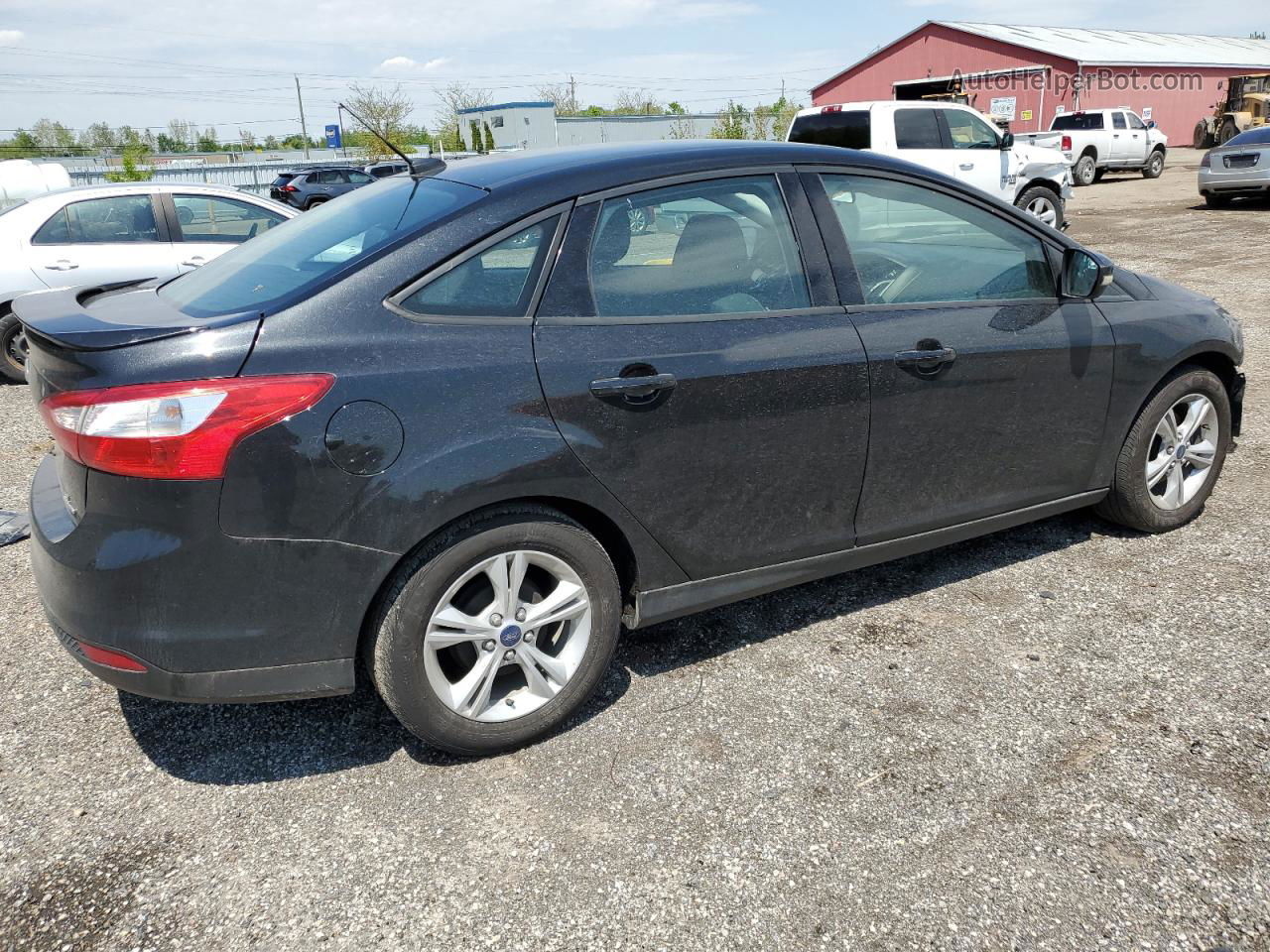 2013 Ford Focus Se Black vin: 1FADP3F27DL287001