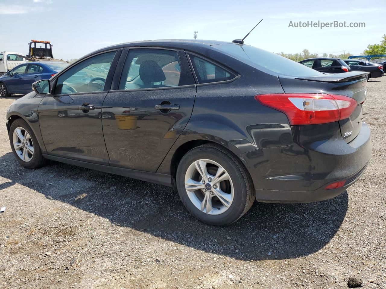 2013 Ford Focus Se Black vin: 1FADP3F27DL287001