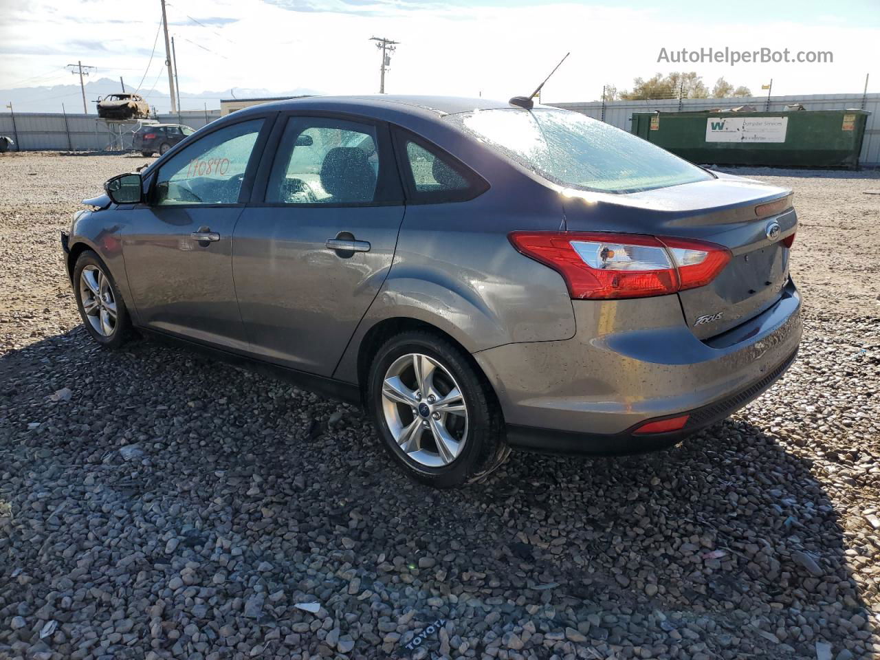 2013 Ford Focus Se Gray vin: 1FADP3F27DL298421