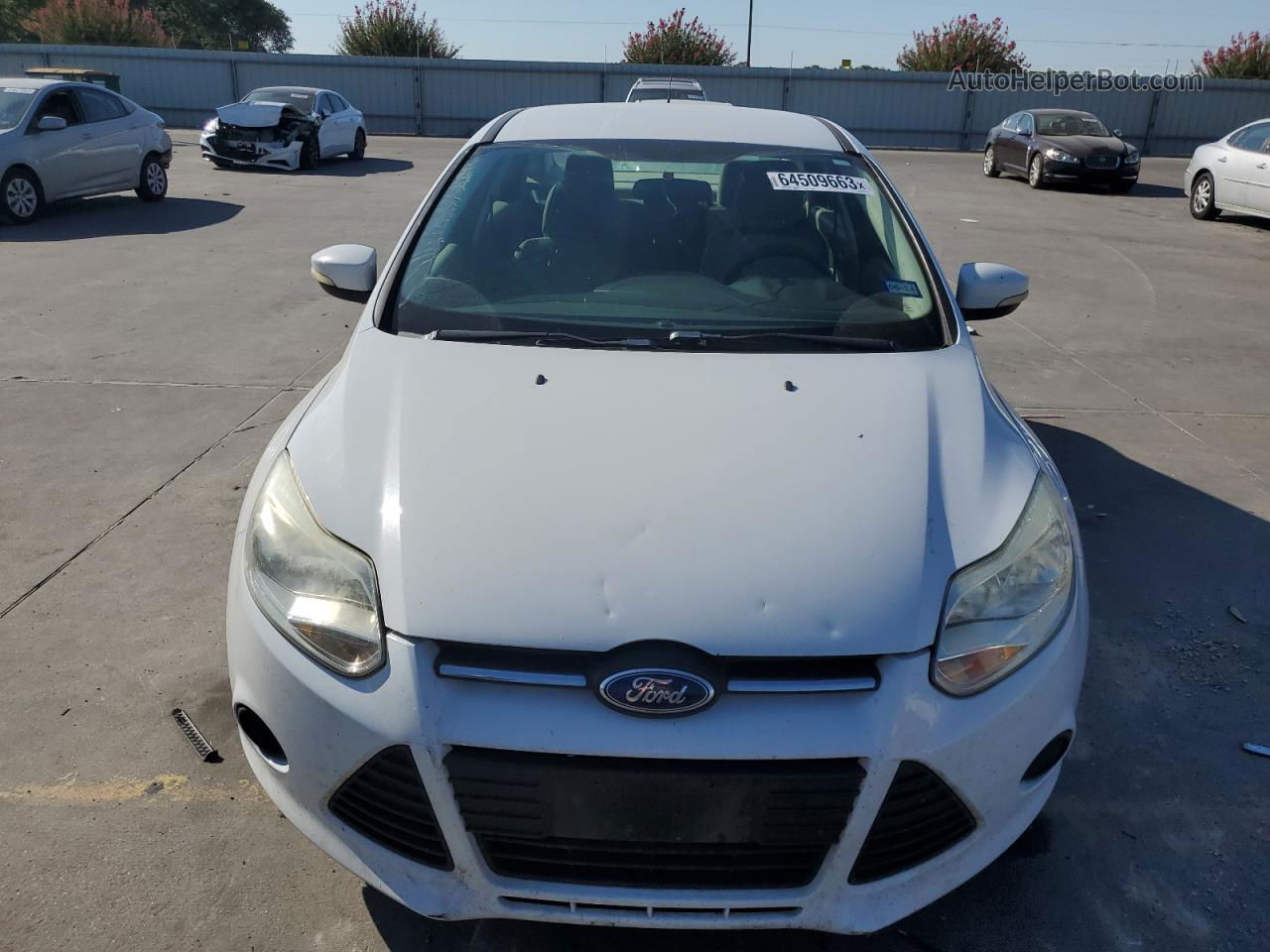 2013 Ford Focus Se White vin: 1FADP3F27DL307179