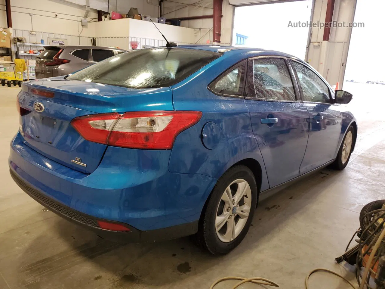 2013 Ford Focus Se Blue vin: 1FADP3F27DL344412