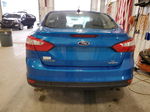 2013 Ford Focus Se Blue vin: 1FADP3F27DL344412