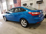 2013 Ford Focus Se Blue vin: 1FADP3F27DL344412