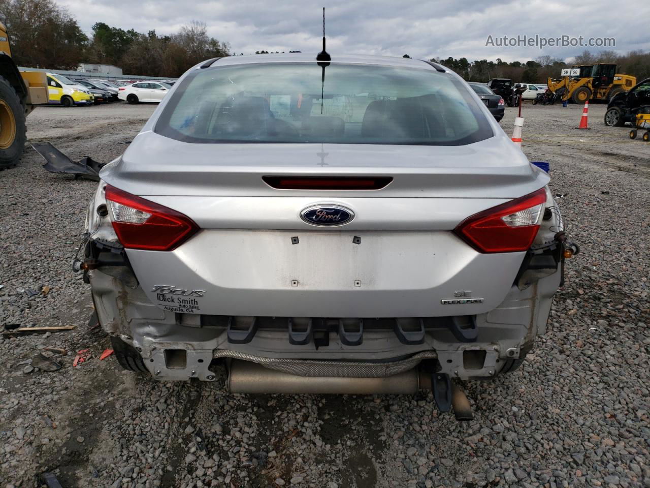 2014 Ford Focus Se Silver vin: 1FADP3F27EL163408