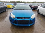 2014 Ford Focus Se Синий vin: 1FADP3F27EL170424