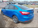 2014 Ford Focus Se Синий vin: 1FADP3F27EL207469