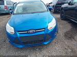 2014 Ford Focus Se Синий vin: 1FADP3F27EL207469