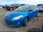 2014 Ford Focus Se Blue vin: 1FADP3F27EL207469