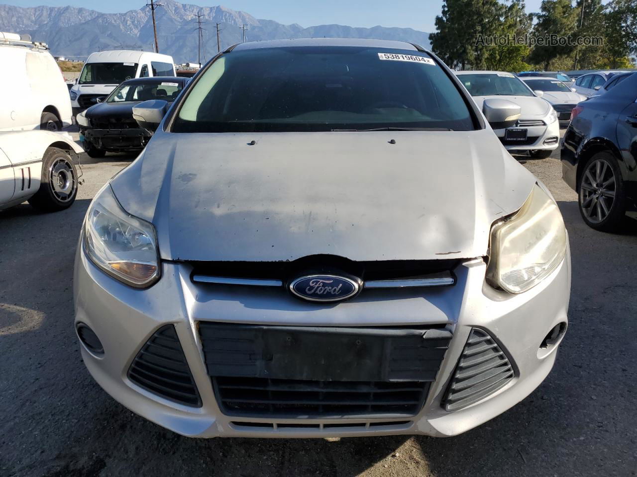 2014 Ford Focus Se Серебряный vin: 1FADP3F27EL210761