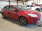 2014 Ford Focus Se Maroon vin: 1FADP3F27EL215510