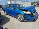 2014 Ford Focus Se Синий vin: 1FADP3F27EL216155