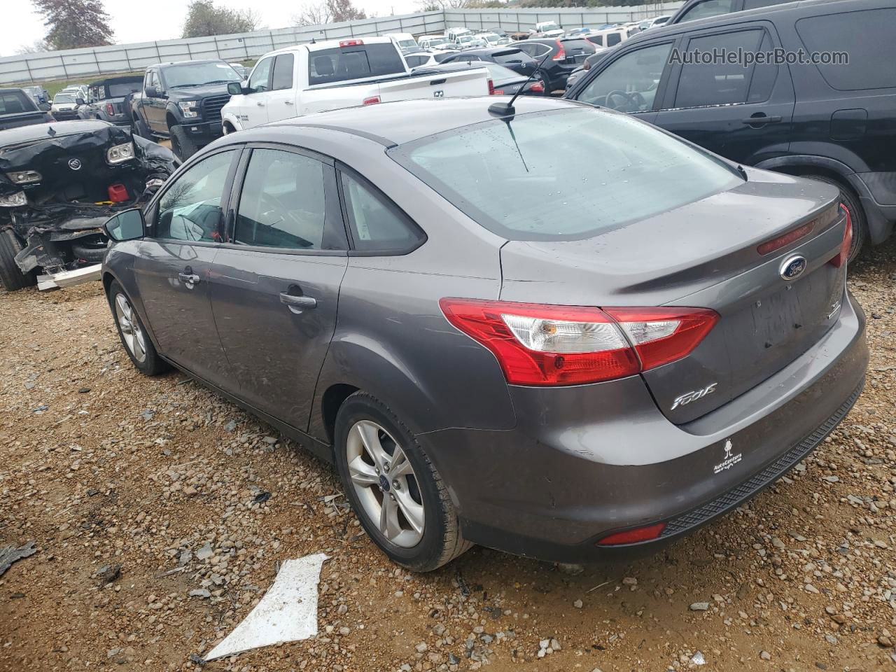 2014 Ford Focus Se Silver vin: 1FADP3F27EL254209