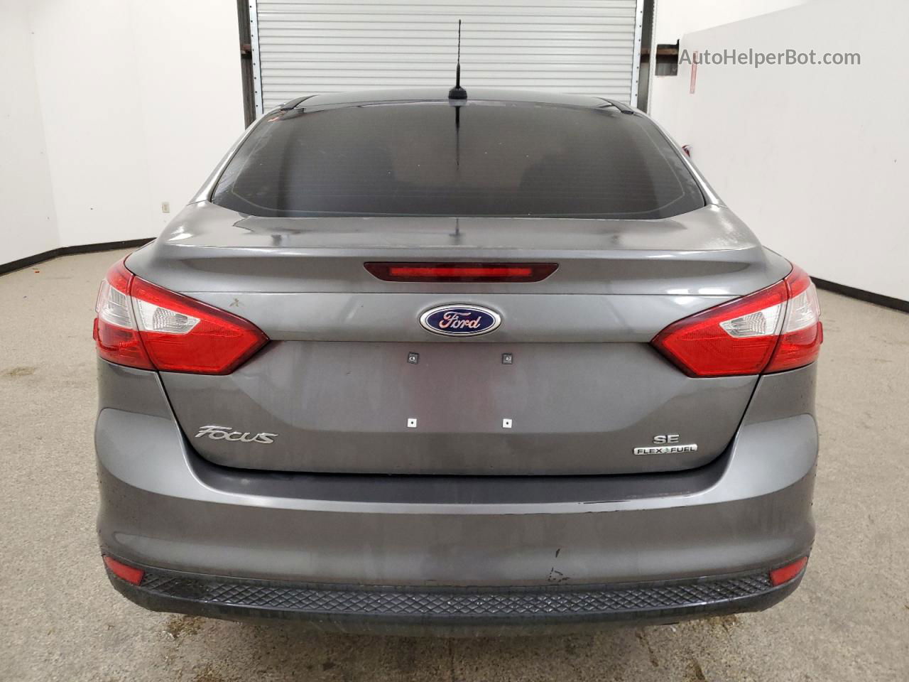 2014 Ford Focus Se Gray vin: 1FADP3F27EL306664