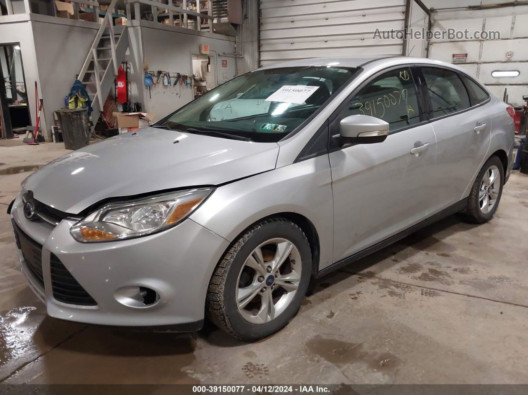 2014 Ford Focus Se Silver vin: 1FADP3F27EL347084