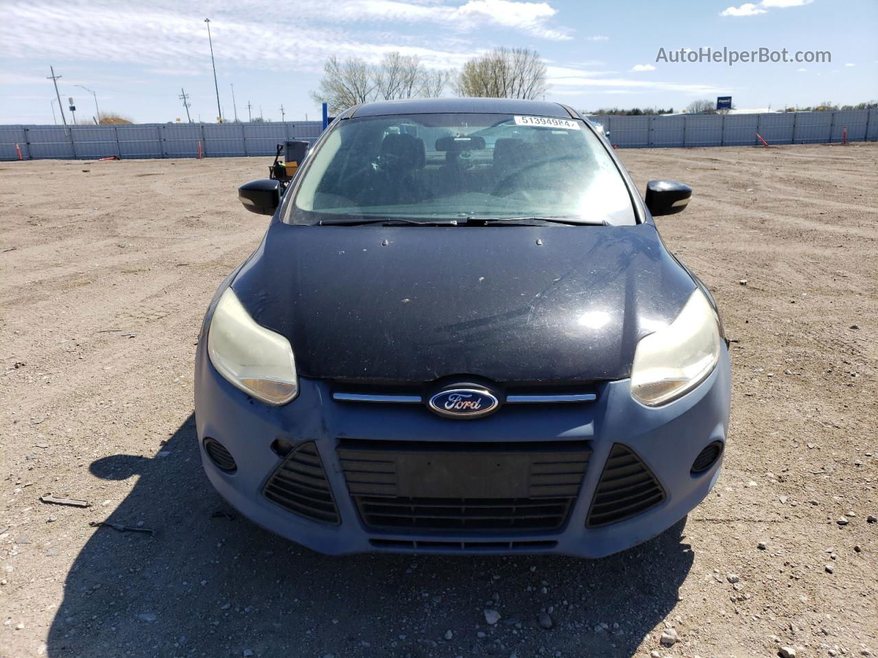 2014 Ford Focus Se Черный vin: 1FADP3F27EL357212