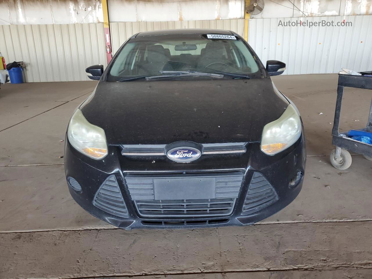 2014 Ford Focus Se Black vin: 1FADP3F27EL450943