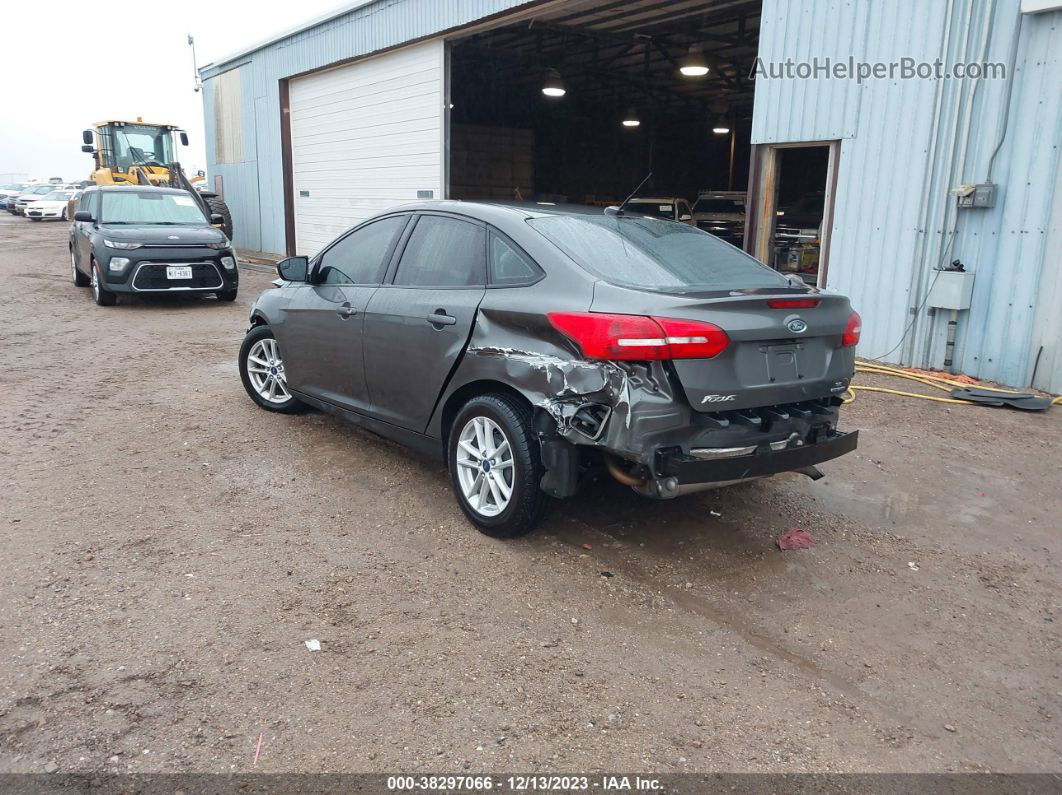 2015 Ford Focus Se Gray vin: 1FADP3F27FL218926