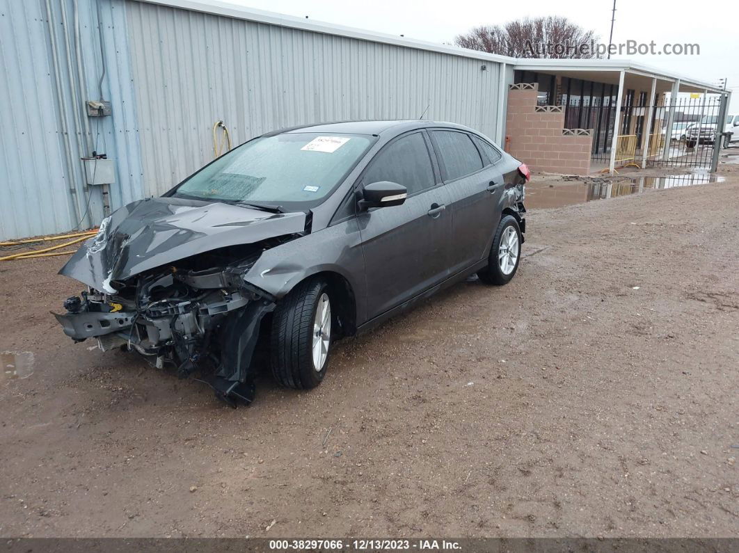 2015 Ford Focus Se Gray vin: 1FADP3F27FL218926