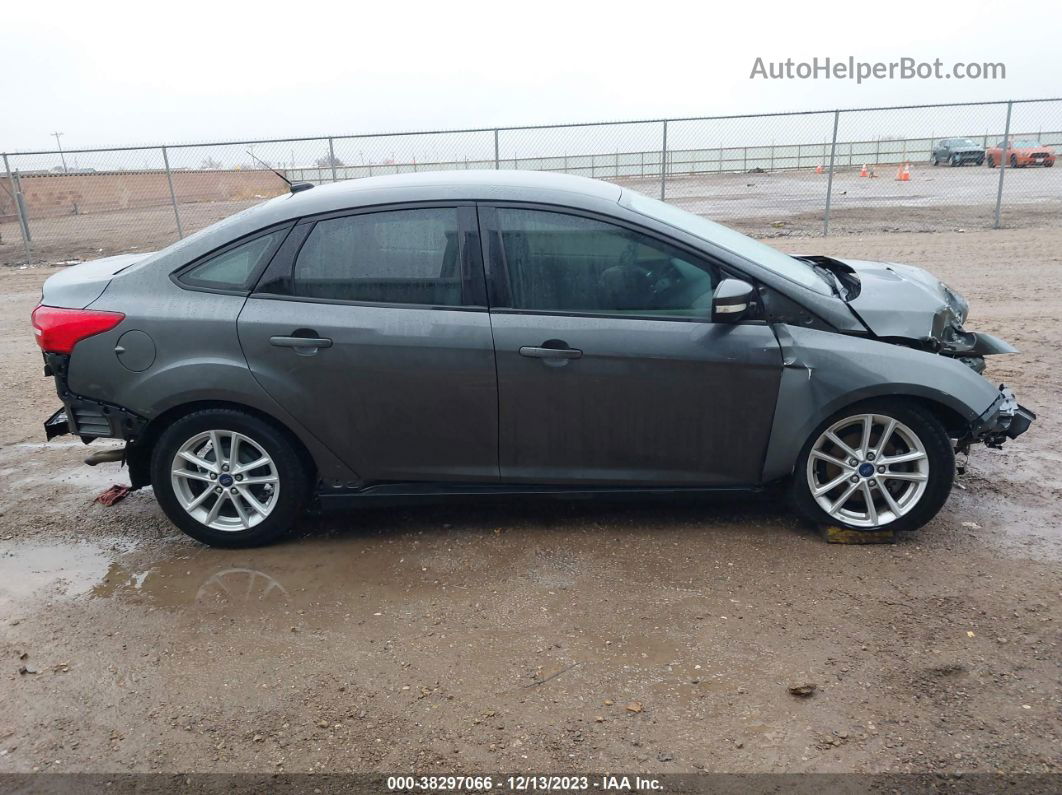 2015 Ford Focus Se Gray vin: 1FADP3F27FL218926