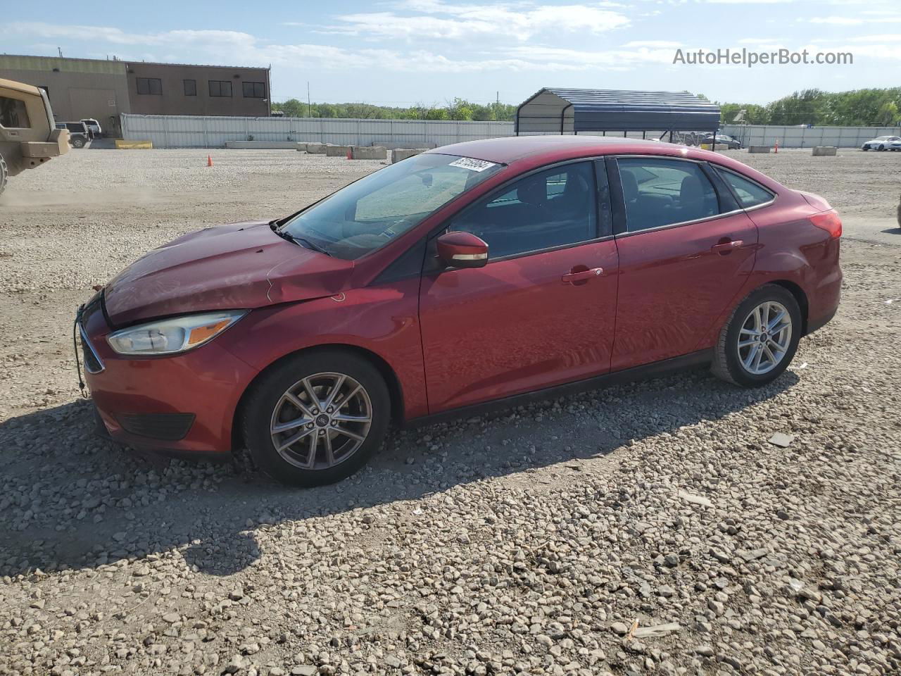 2015 Ford Focus Se Red vin: 1FADP3F27FL231059