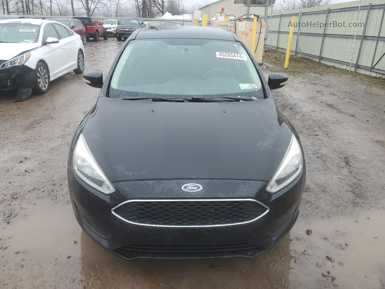 2015 Ford Focus Se Черный vin: 1FADP3F27FL237850