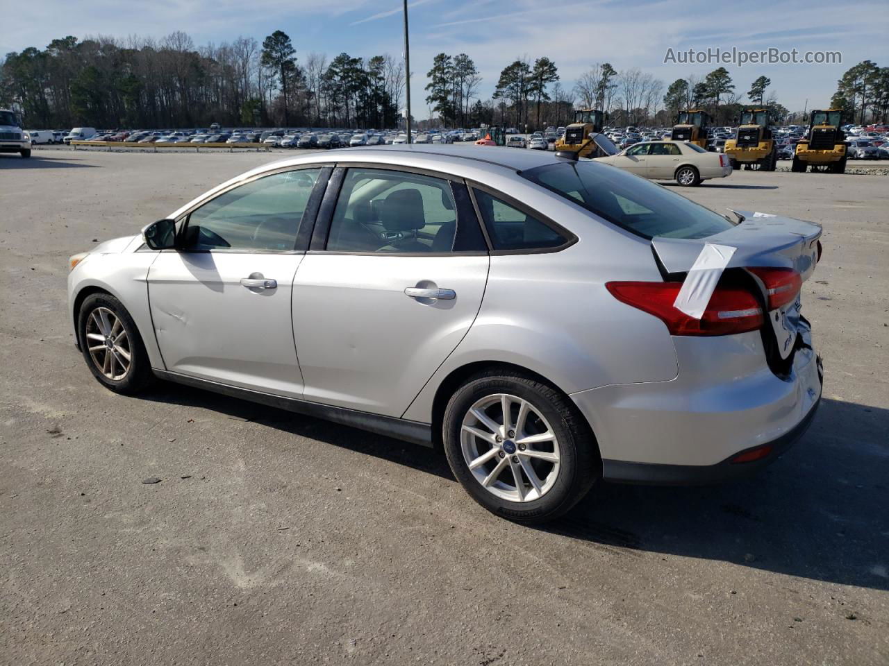 2015 Ford Focus Se Silver vin: 1FADP3F27FL372570