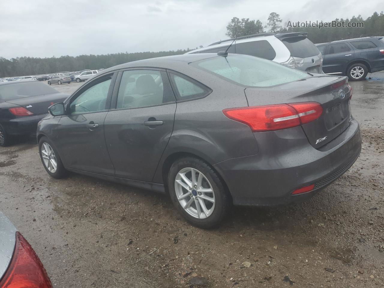 2016 Ford Focus Se Gray vin: 1FADP3F27GL300625