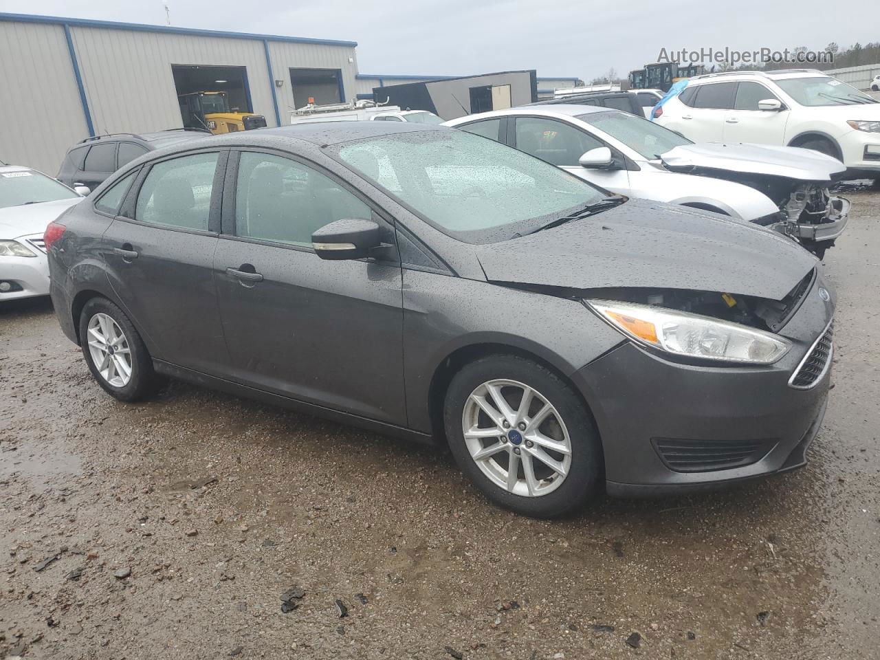 2016 Ford Focus Se Gray vin: 1FADP3F27GL300625