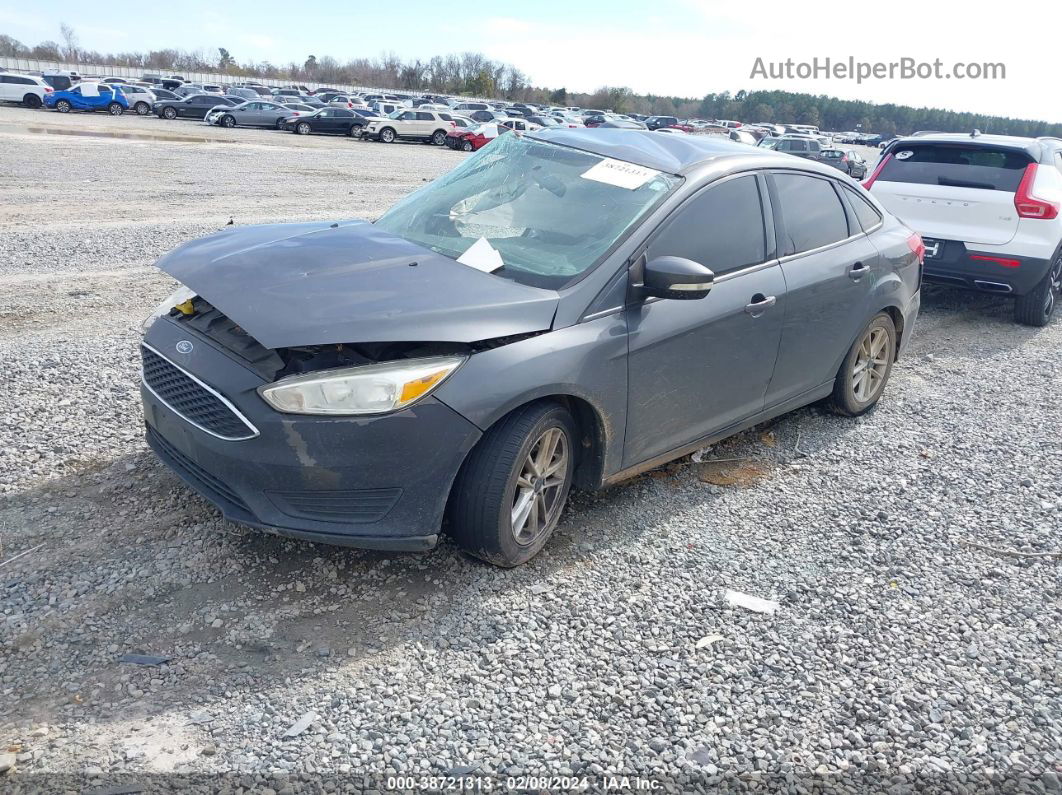 2016 Ford Focus Se Gray vin: 1FADP3F27GL393369