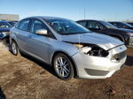 2017 Ford Focus Se Silver vin: 1FADP3F27HL209906