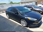 2018 Ford Focus Se Black vin: 1FADP3F27JL221186