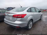 2018 Ford Focus Se Silver vin: 1FADP3F27JL302091