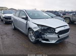 2018 Ford Focus Se Silver vin: 1FADP3F27JL302091