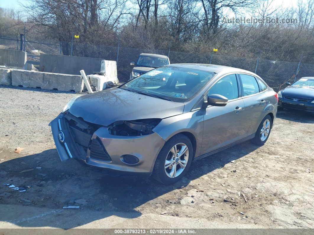 2013 Ford Focus Se Gray vin: 1FADP3F28DL148835