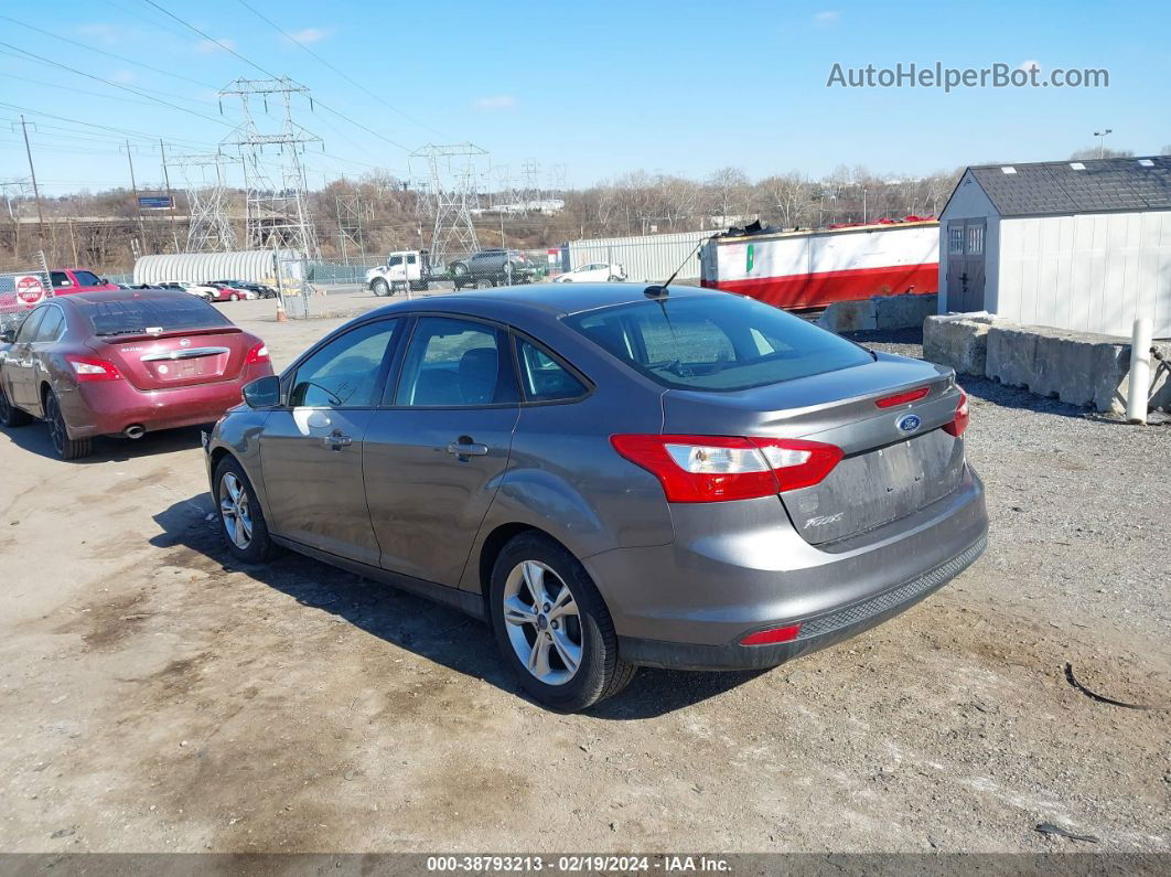 2013 Ford Focus Se Gray vin: 1FADP3F28DL148835