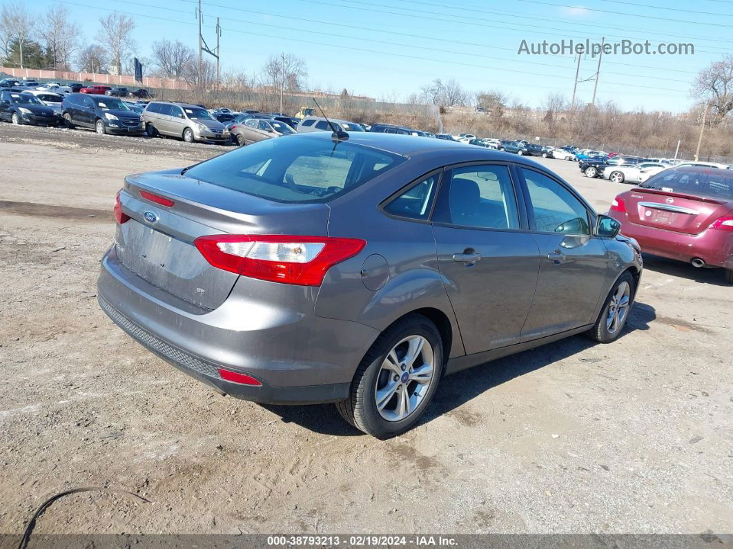 2013 Ford Focus Se Gray vin: 1FADP3F28DL148835