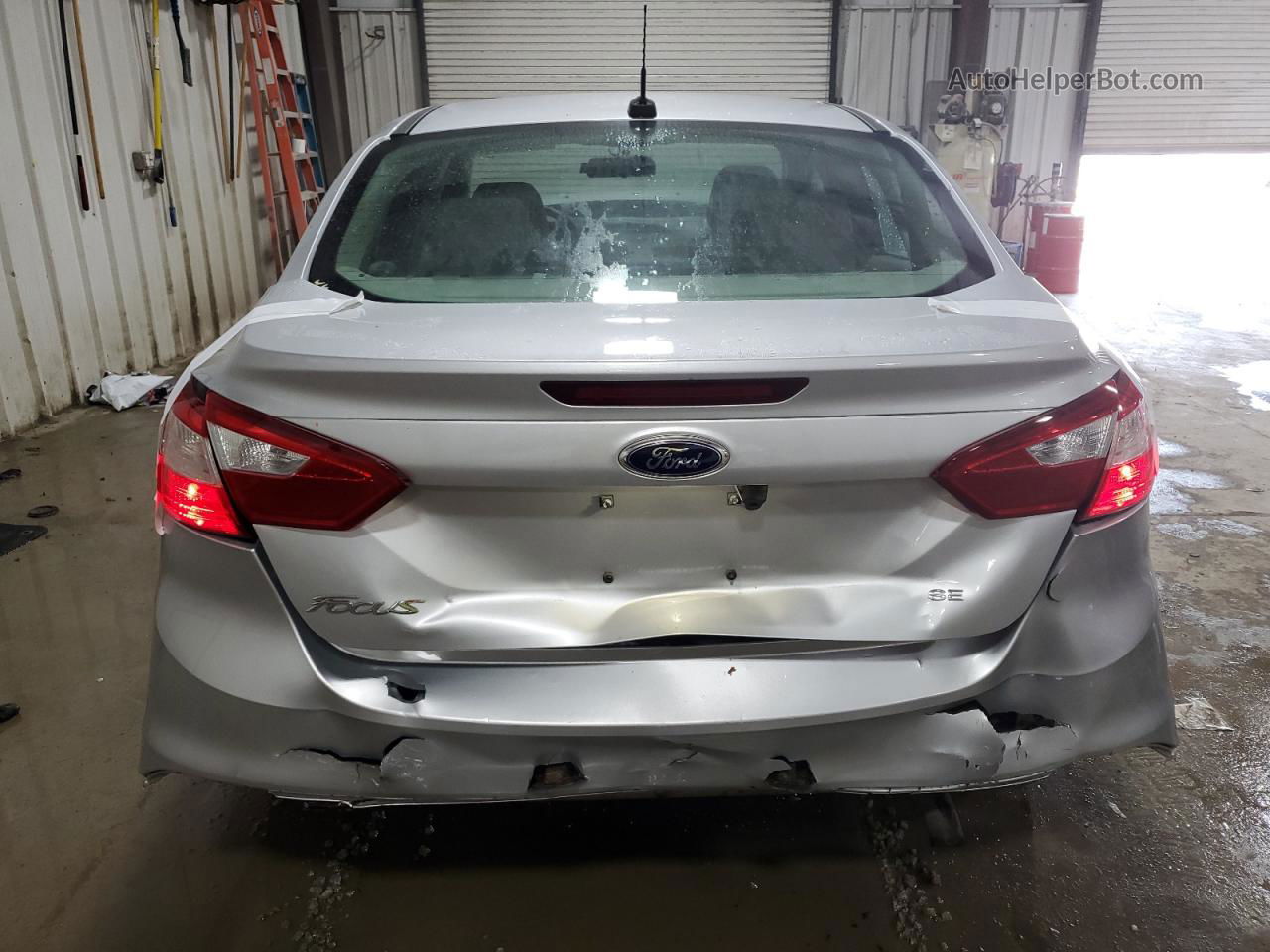 2013 Ford Focus Se Silver vin: 1FADP3F28DL156580