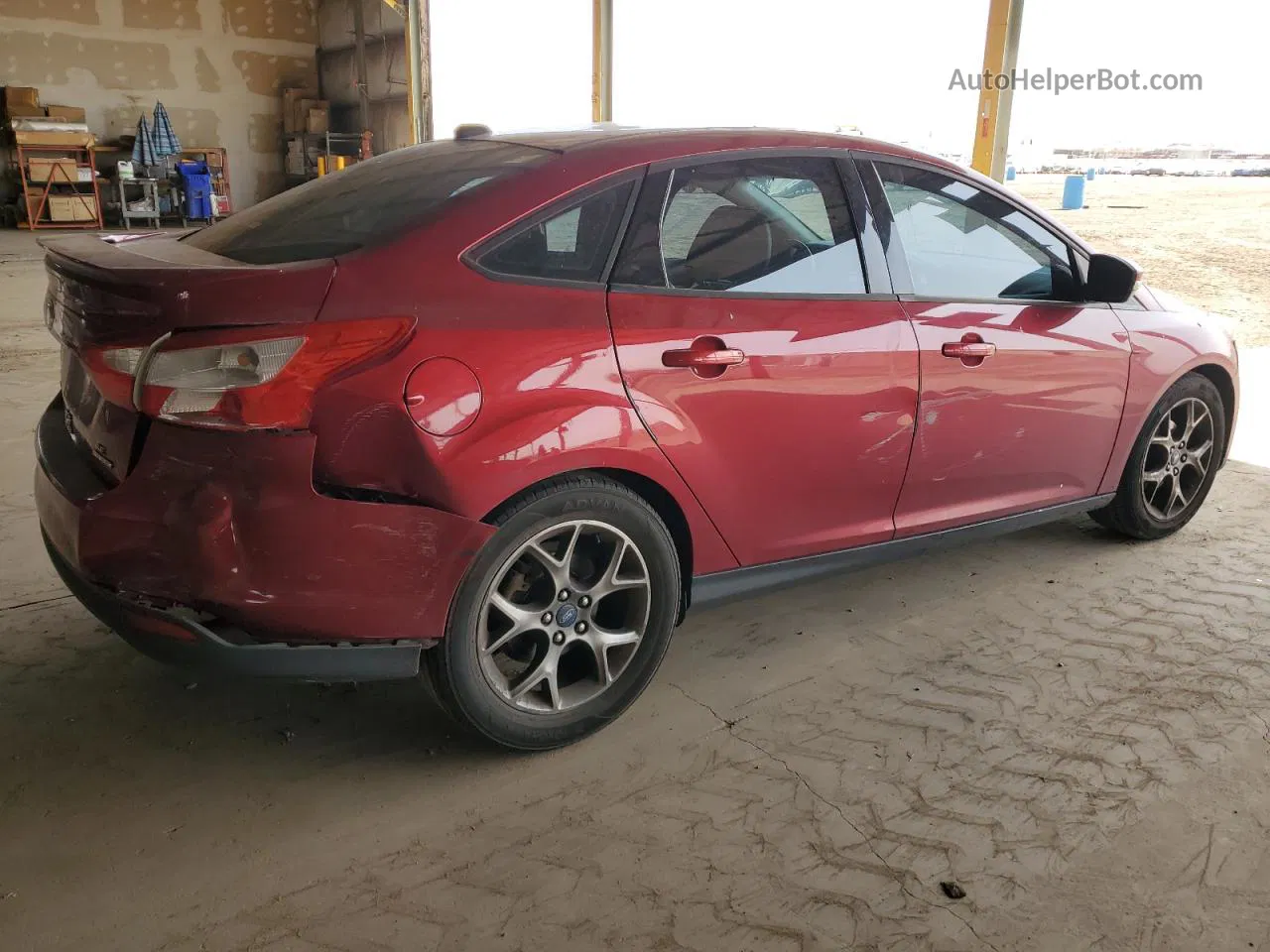 2013 Ford Focus Se Красный vin: 1FADP3F28DL213635