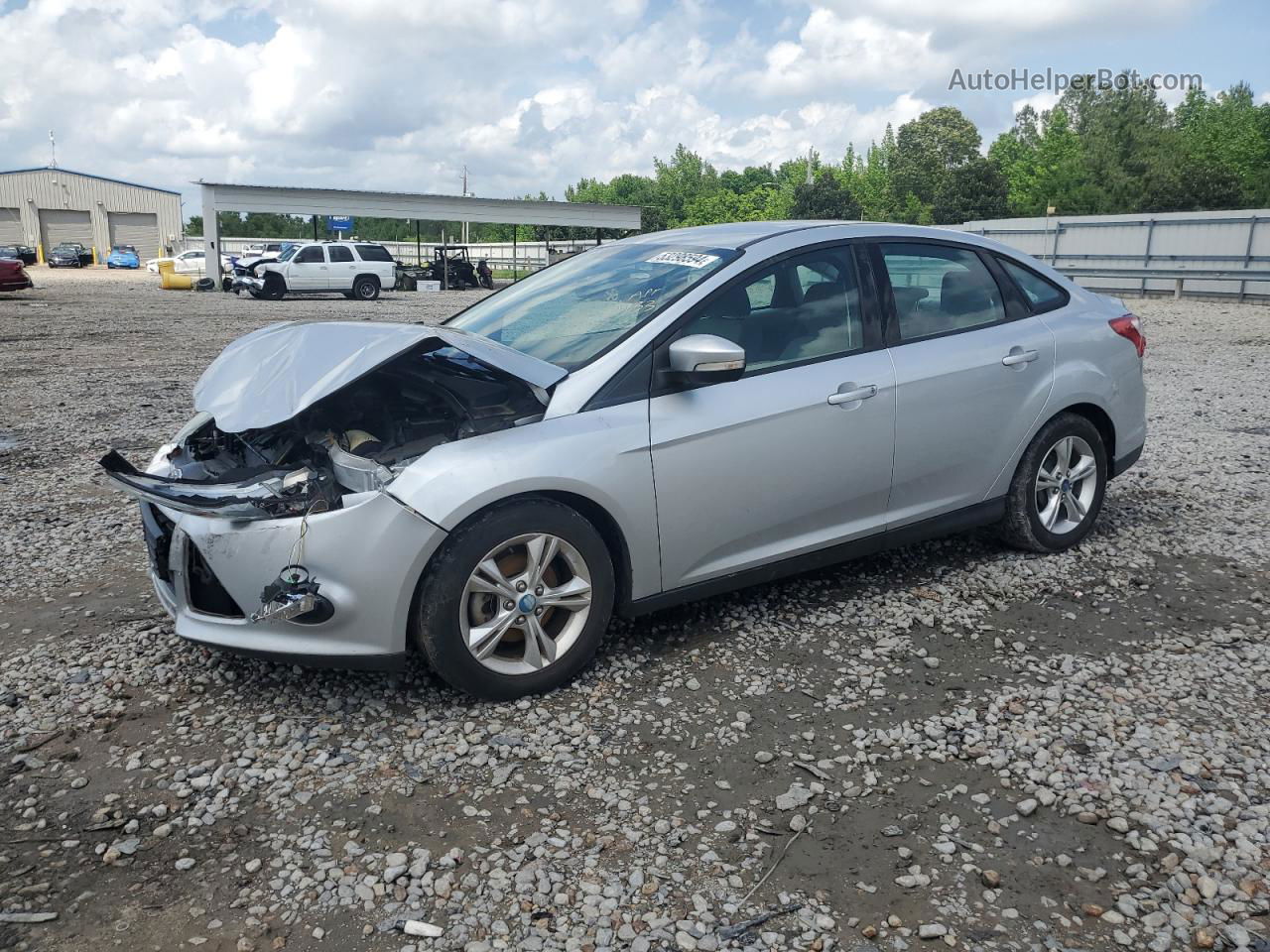 2013 Ford Focus Se Silver vin: 1FADP3F28DL240933