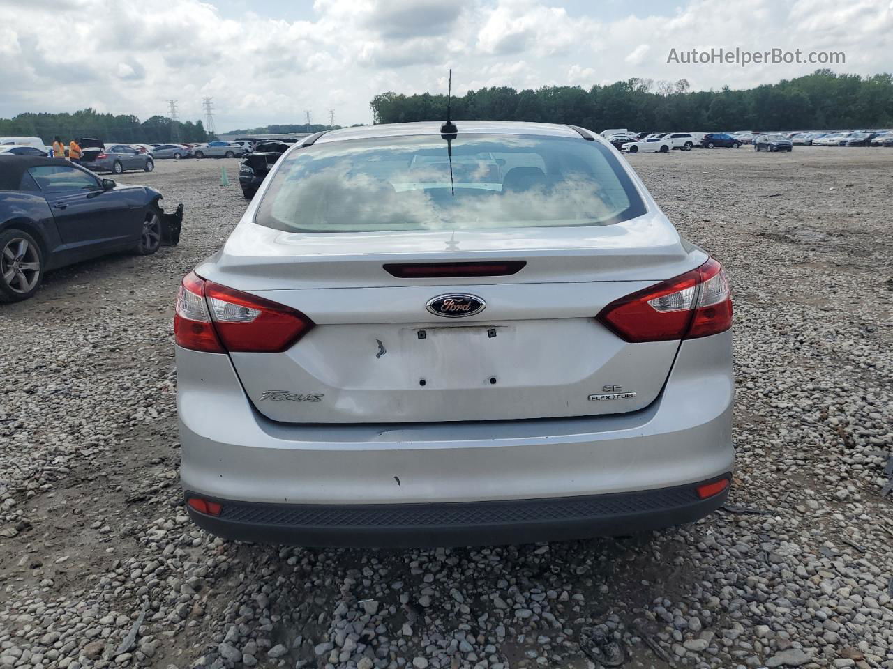 2013 Ford Focus Se Silver vin: 1FADP3F28DL240933